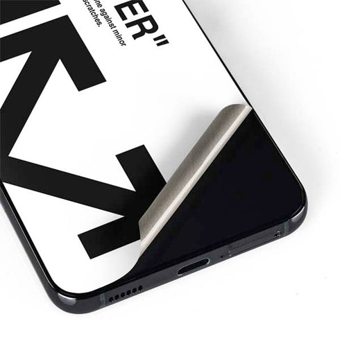 Black and White Arrows Galaxy S22 Plus Skin